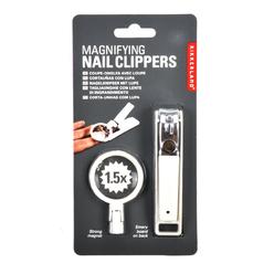 Kikkerland Nail Clippers with Magnifying Glass