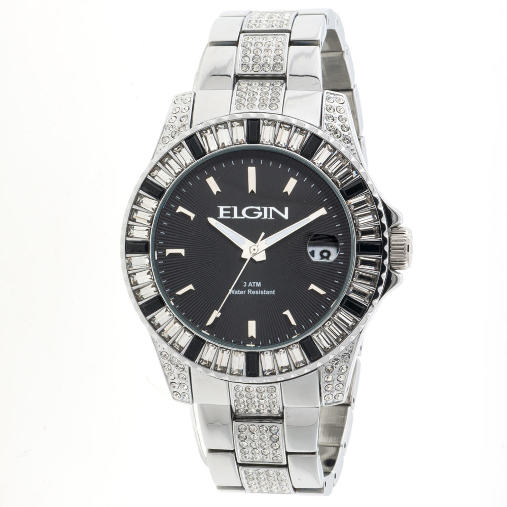 Elgin fg160022 - Brand New Elgin® Mens Silver-Tone Watch