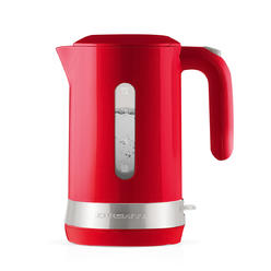 Ovente Electric Hot Water Kettle 1.8 Liter Prontofill Lid 1500W BPA-Free Portable Countertop Tea Coffee Maker Red KP413R
