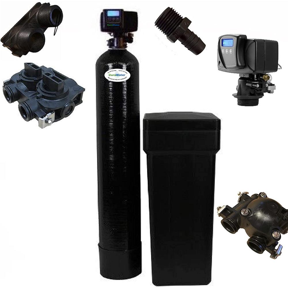 DuraWater Fleck 5600 SXT 48,000 Grains 10% Resin Whole House Water Softener System
