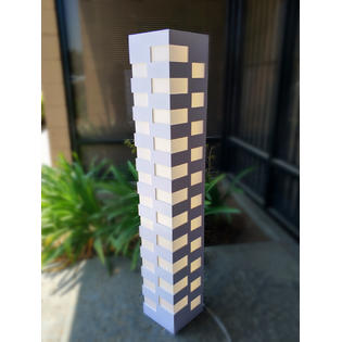 Noblespark New Plain White Led Modern Contemporary Floor Lamp