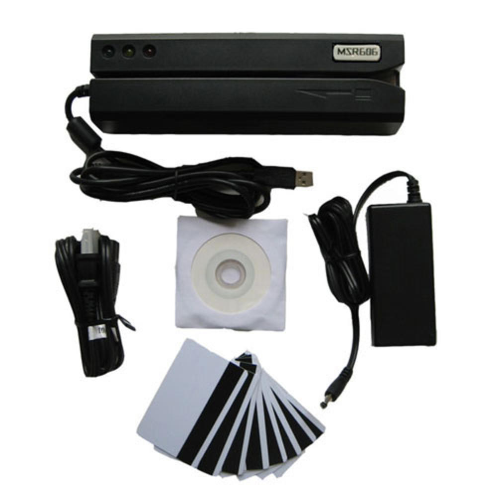 Card Device MSR606 Magnetic Card Reader Writer Encoder Stripe Swipe ...