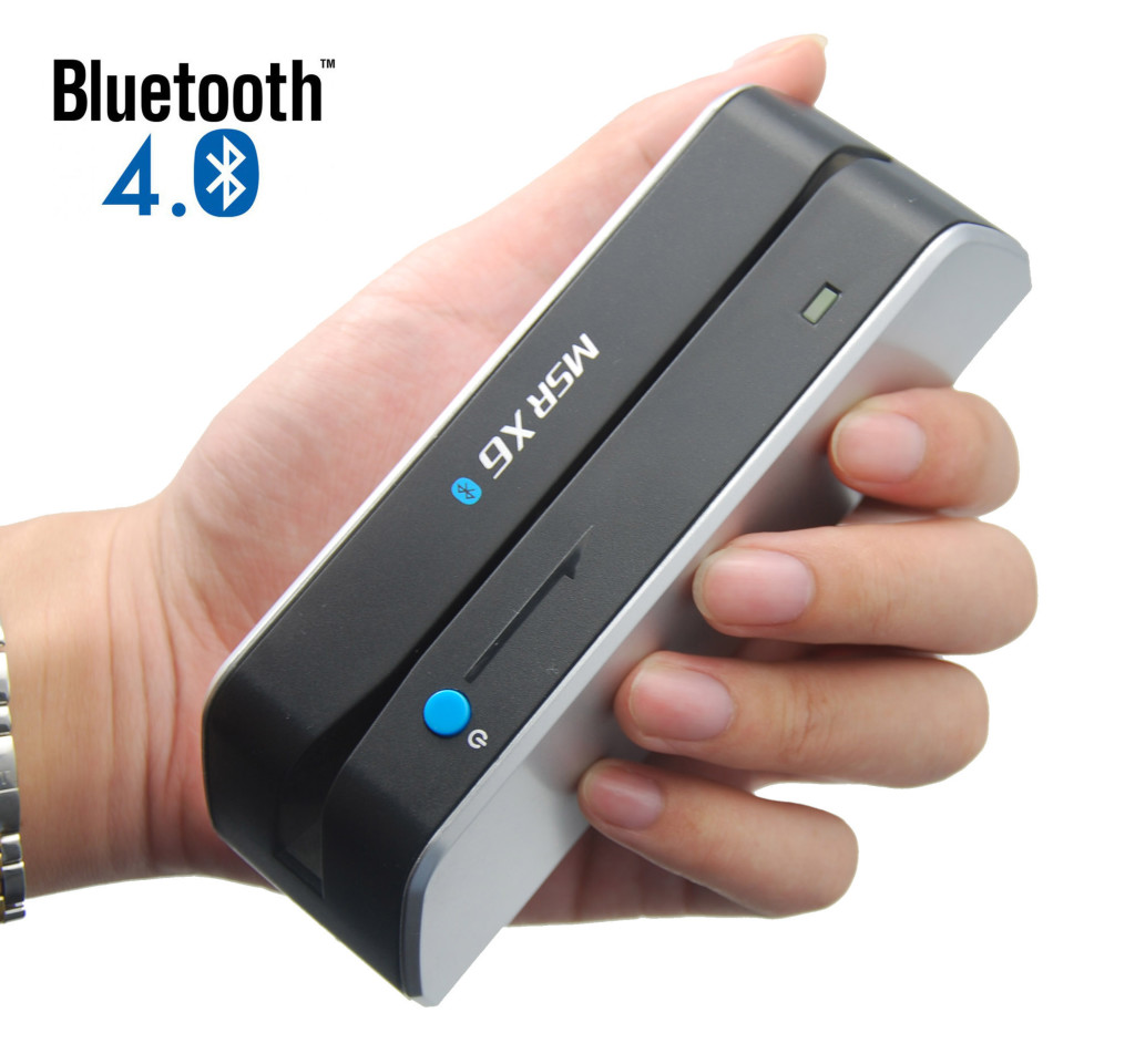 New Bluetooth MSRX6 BT Credit Card Reader/Writer/Encoder Magstripe MSRX6 MSR206