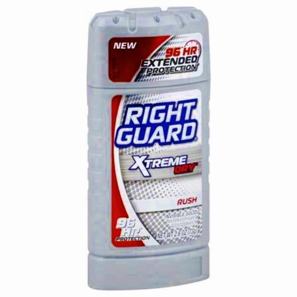 Right Guard Xtreme Dry Invisible Solid Antiperspirant & Deodorant, Rush 2.6 oz (73 g)