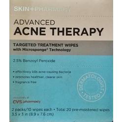 CVS Skin+Pharmacy Advanced Acne Therapy 20 Wipes