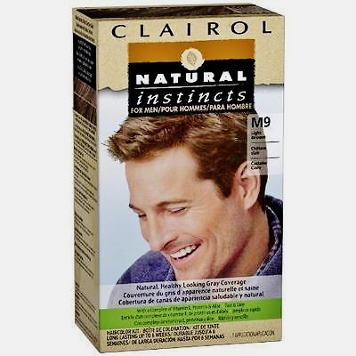 Clairol Natural Instincts for Men Hair Color, Light Brown (M9)