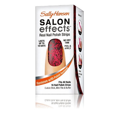 Sally Hansen Salon Effects Real Nail Polish Strips 480 I LOVE LACEY 16 Count