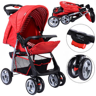 Safeplus Foldable Baby Kids Travel Stroller Newborn Infant
