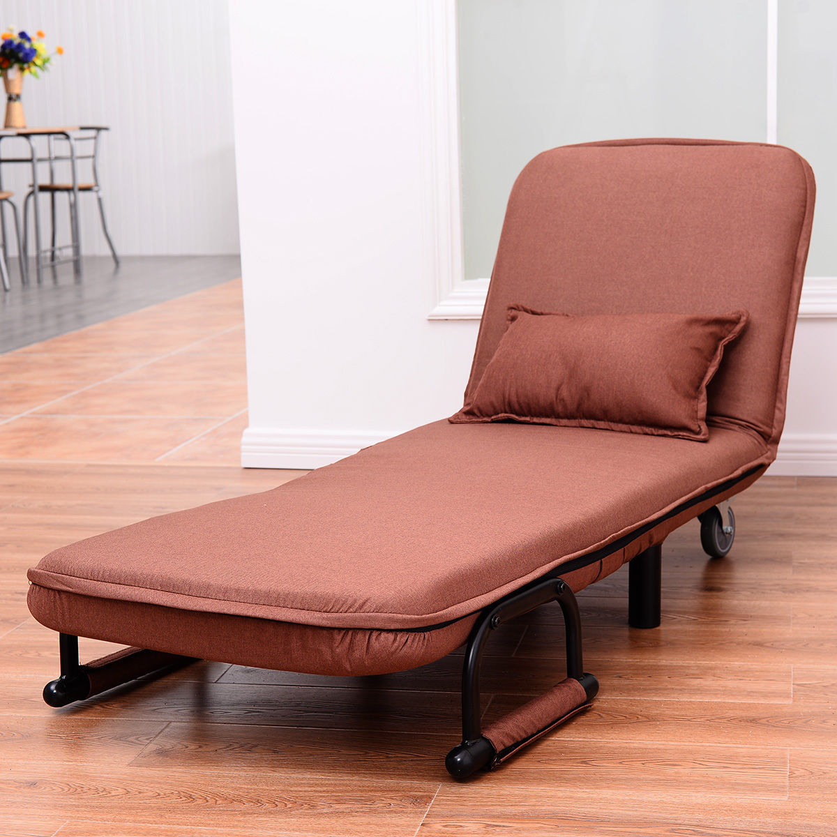 Costway Convertible Sofa Bed Folding, Convertible Sofa Bed Folding Arm Chair Sleeper Leisure Recliner Lounge Couch