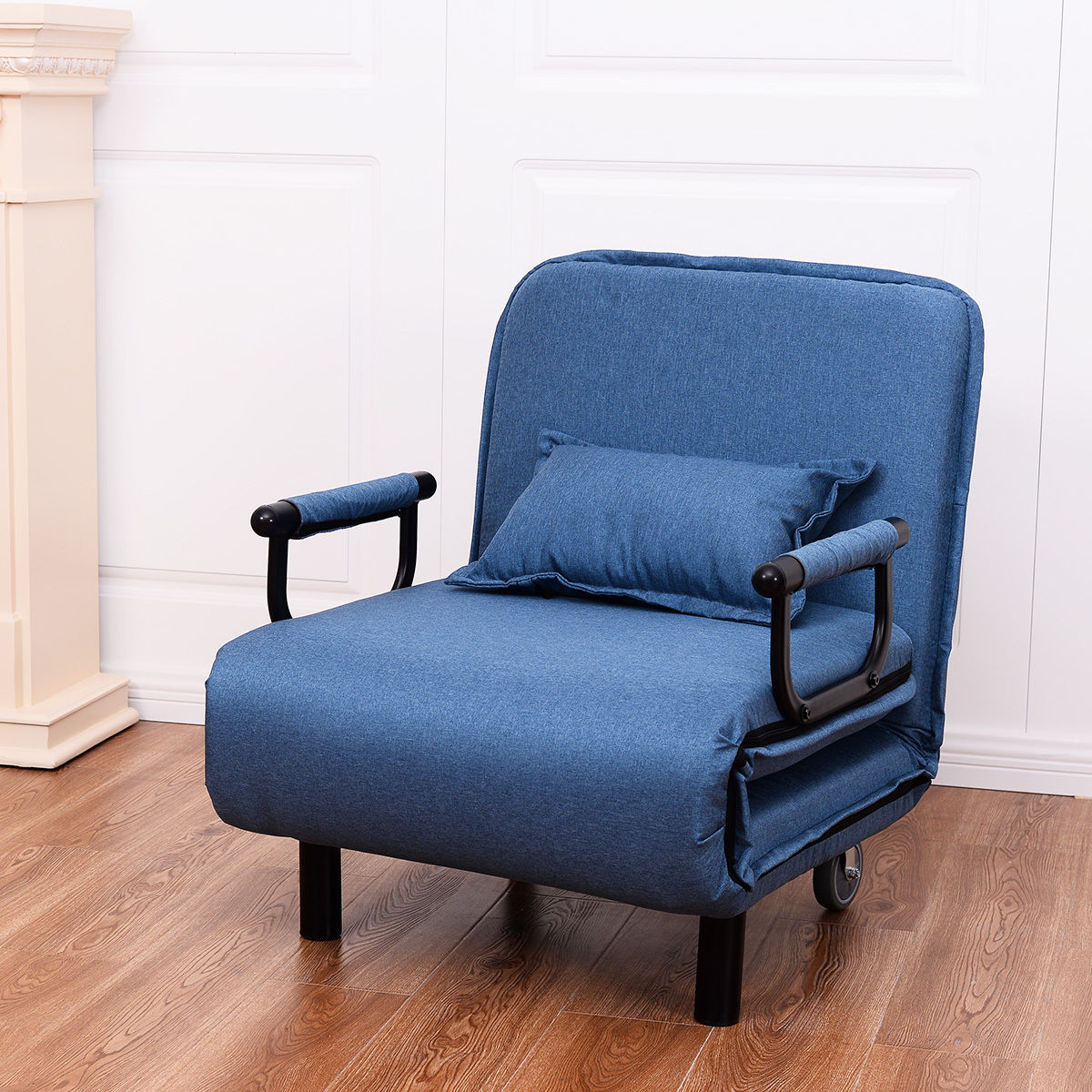 Costway Convertible Sofa Bed Folding, Costway Convertible Sofa Bed Folding Arm Chair Sleeper Leisure Recliner