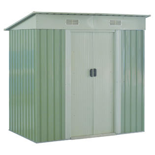 Costway GT3289LS 4x6.2FT Outdoor Garden Storage Shed Tool 