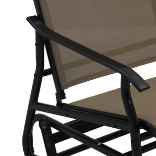 Patio Chairs Swings Benches 2 Person Patio Glider Rocking Bench Double Chair Loveseat Armchair Garden Home Garden