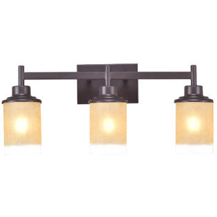 Goplus Vanity Light Wall Mounted 3 Light Bathroom Vanity ...