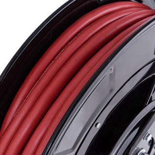 Goplus 3 8 X 65 Auto Rewind Retractable Air Hose Reel 300 Psi Rubber Hose Heavy Duty
