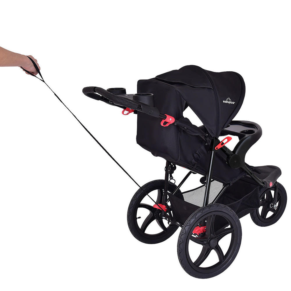 Safeplus Foldable Lightweight Infant Baby Stroller Jogger Allterrain w