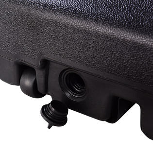 Goplus Op3510 60l Universal Offset Patio Umbrella Base Plastic Weighted Fill Water Sand Wheel