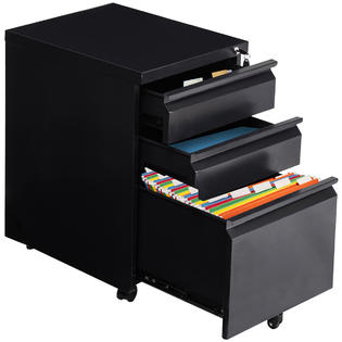 Goplus File Cabinet Rolling Mobile A4 Drawers Pedestal Storage