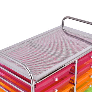 Goplus 20 Drawers Rolling Cart Storage Scrapbook Paper Studio