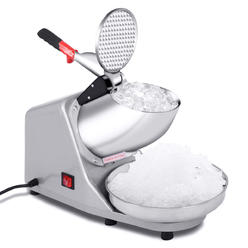 Goplus Electric Ice Crusher Shaver Machine Snow Cone Maker Shaved Ice 143 lbs