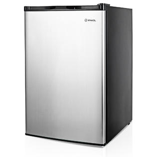 Stakol 3 Cu Ft Compact Upright Freezer W Single Stainless Steel Door Removable Shelves Kmart