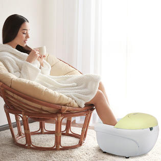 Gorelax Foot Spa Bath Massager Bubble Vibration Red Light Rollers With Callous Remover