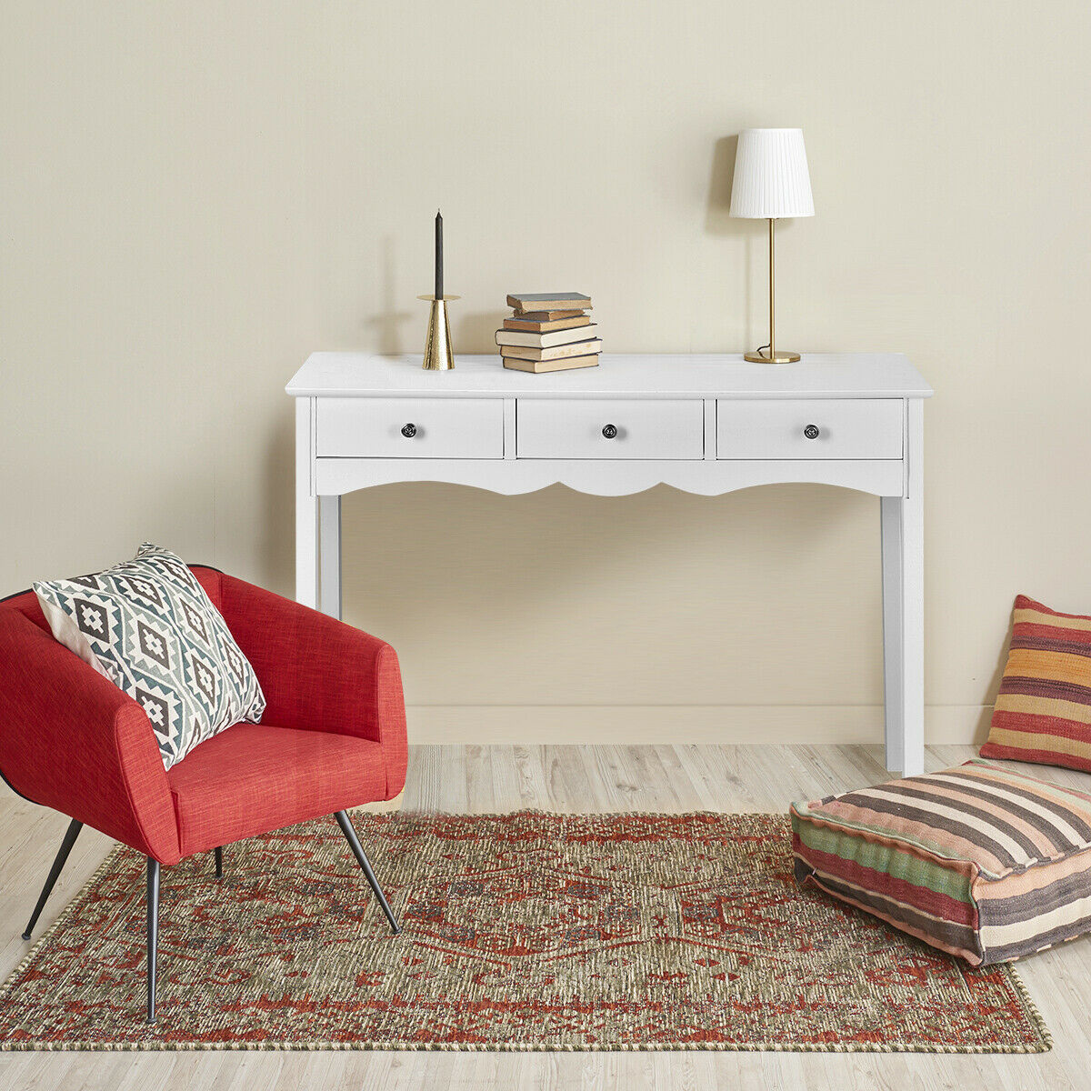 Goplus Console Table Hall Table Side Table Desk Accent Table 3