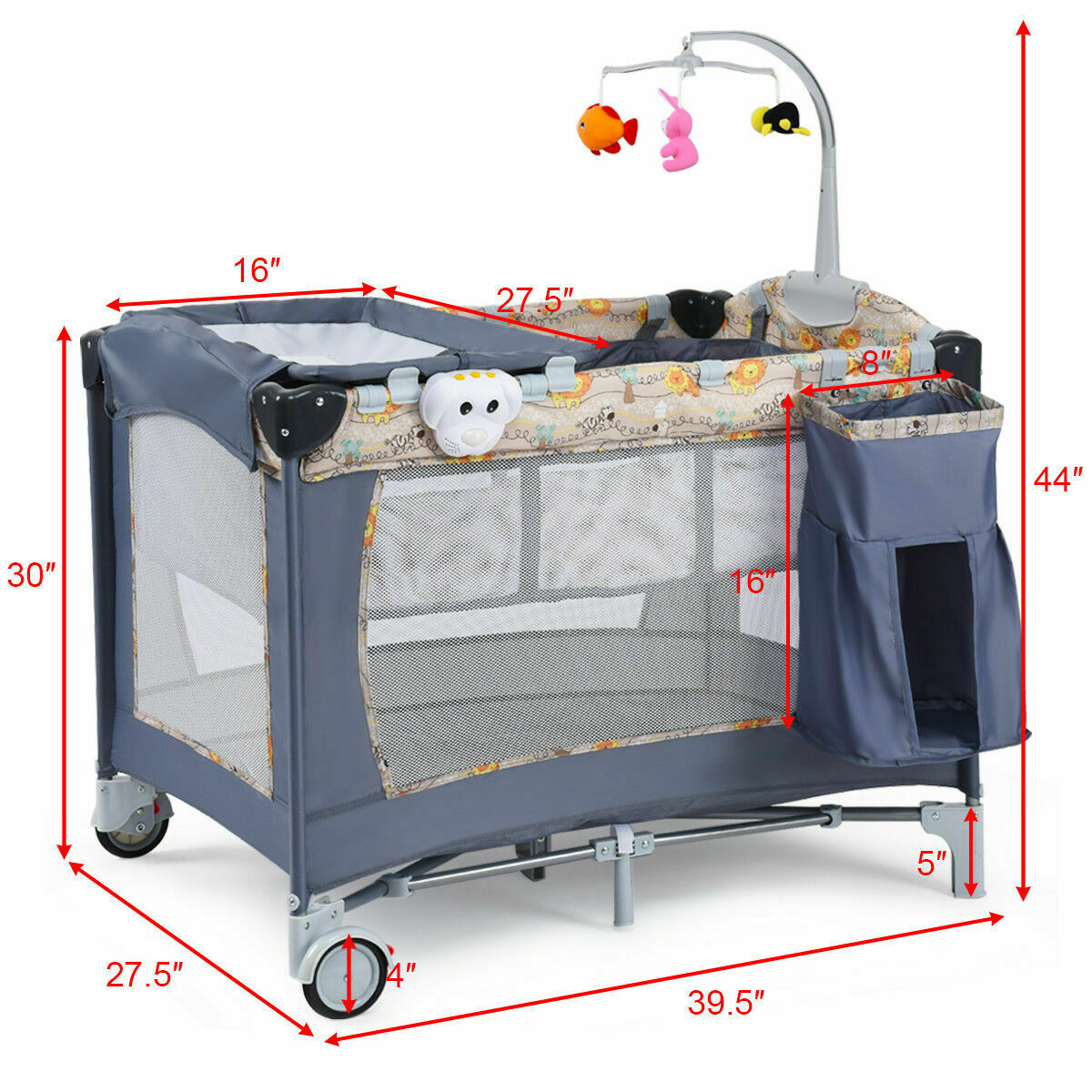 foldable infant bed