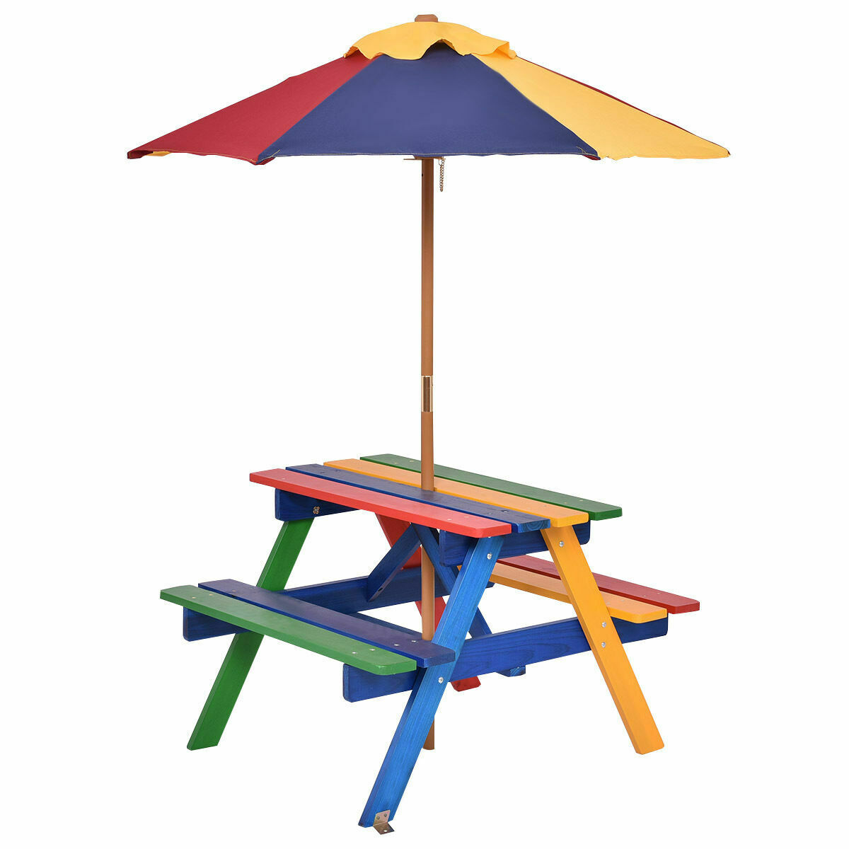 Little Tikes Fold N Store Picnic Table With Umbrella
