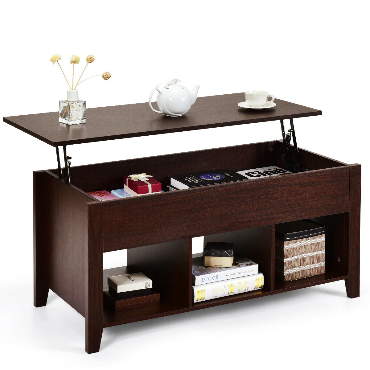 Lift Top Coffee Table Espresso