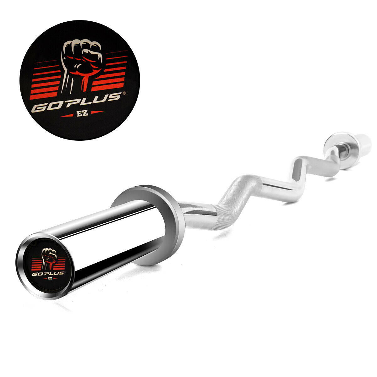Weider Olympic Sized Chrome Curl Bar And Dumbbell Bars