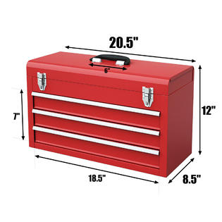 Goplus Portable Tool Chest Box Storage Cabinet Garage Mechanic