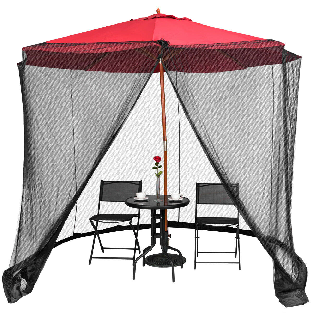 Ft Patio Umbrella Mosquito Netting