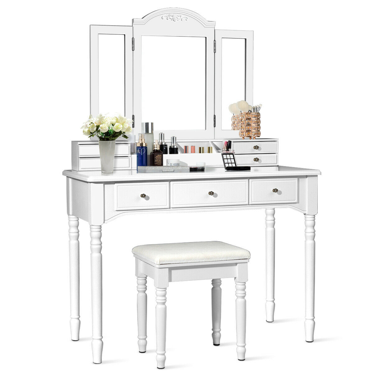 mirrored dressing table cheap