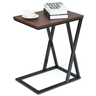 Costway Snack Table Sofa Side End Table Coffee Tray Laptop Desk