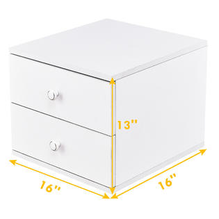 Goplus 13 High Night Stand End Table Bedside Cabinet Bedroom