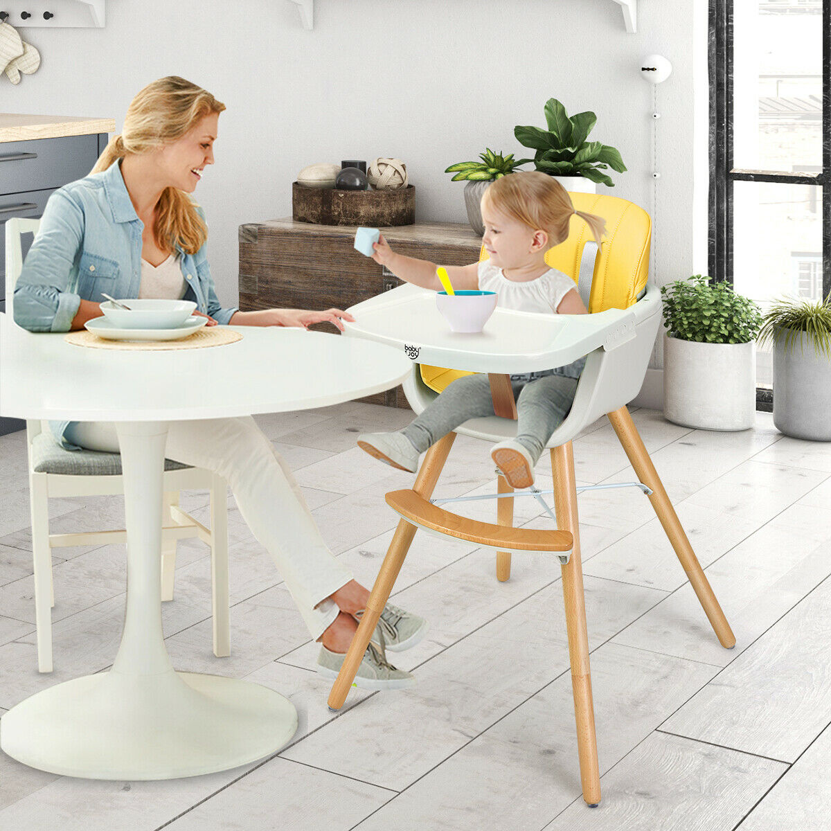 costway 3 in 1 baby high chair