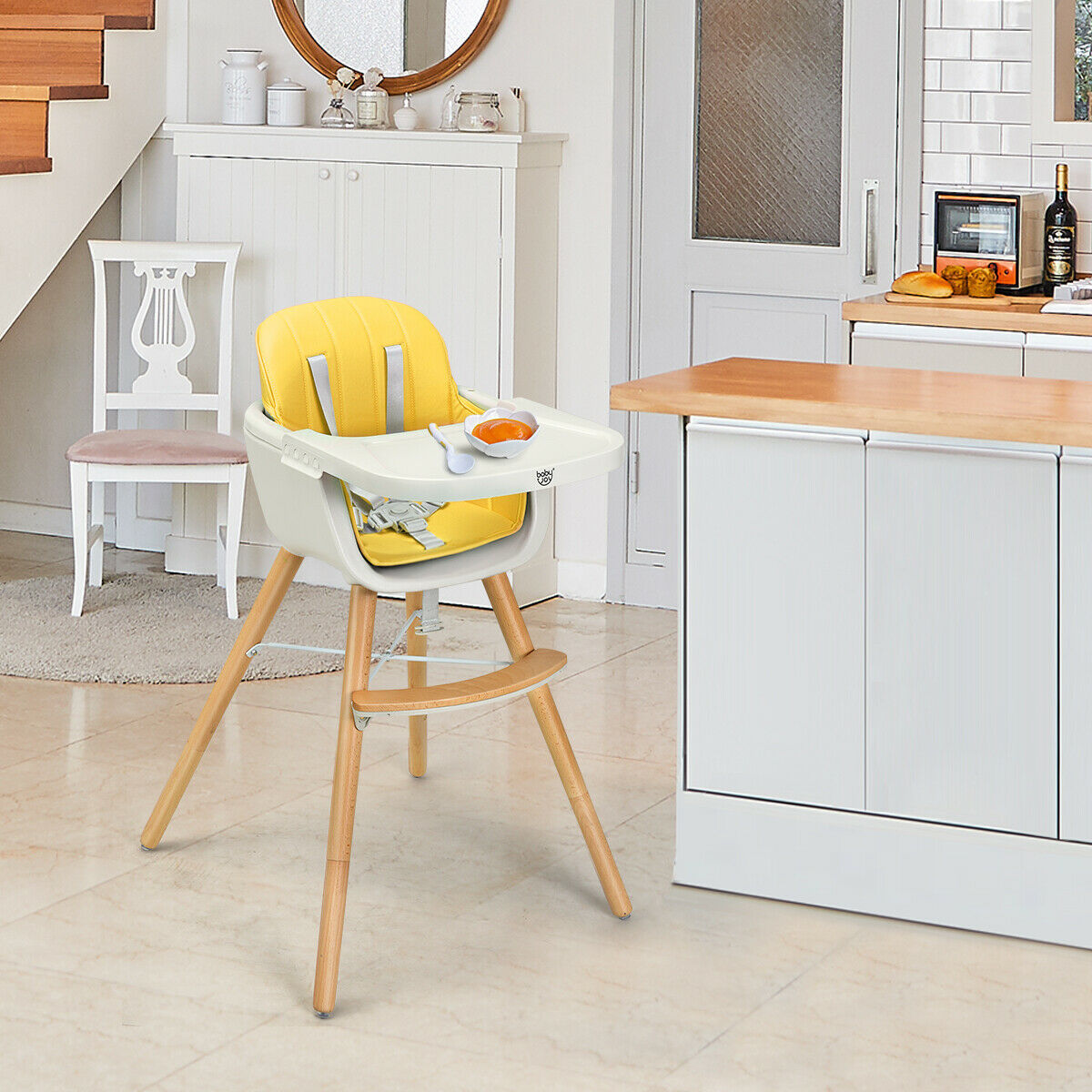 costway 3 in 1 baby high chair