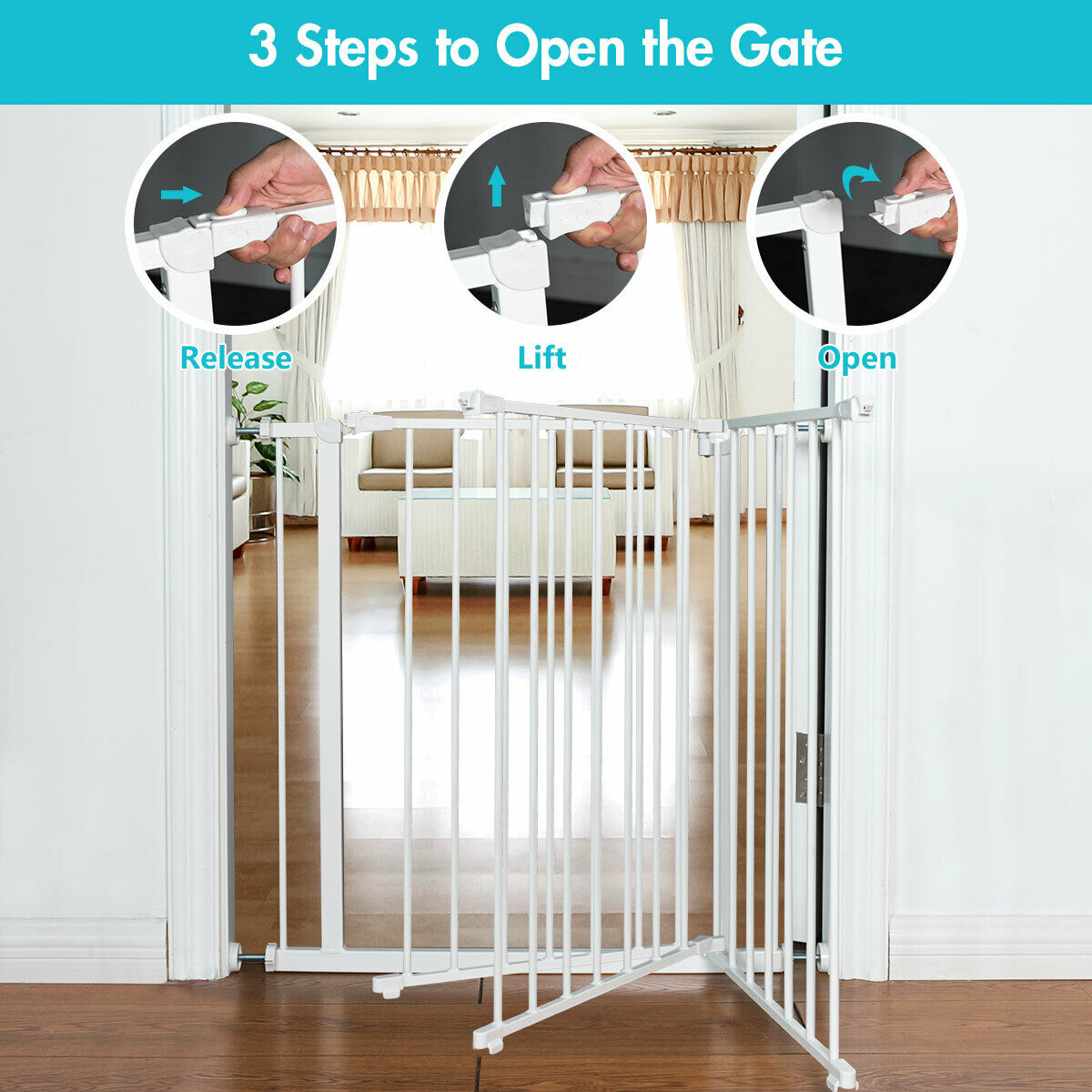 costway baby gate