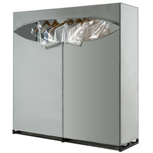 Costway Portable Wardrobe Clothes Storage Organizer Closet With