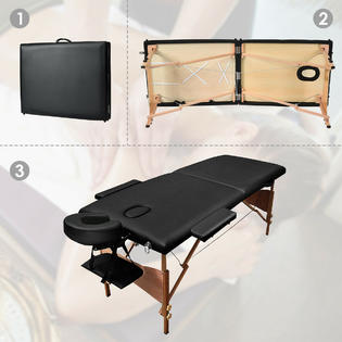 Goplus 84 L Portable Massage Table Facial Spa Bed Tattoo W Carry