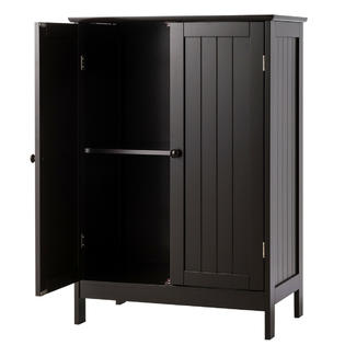 Costway Bathroom Floor Storage Cabinet Double Door Kitchen