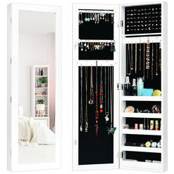 Mirrored Door Jewelry Armoire