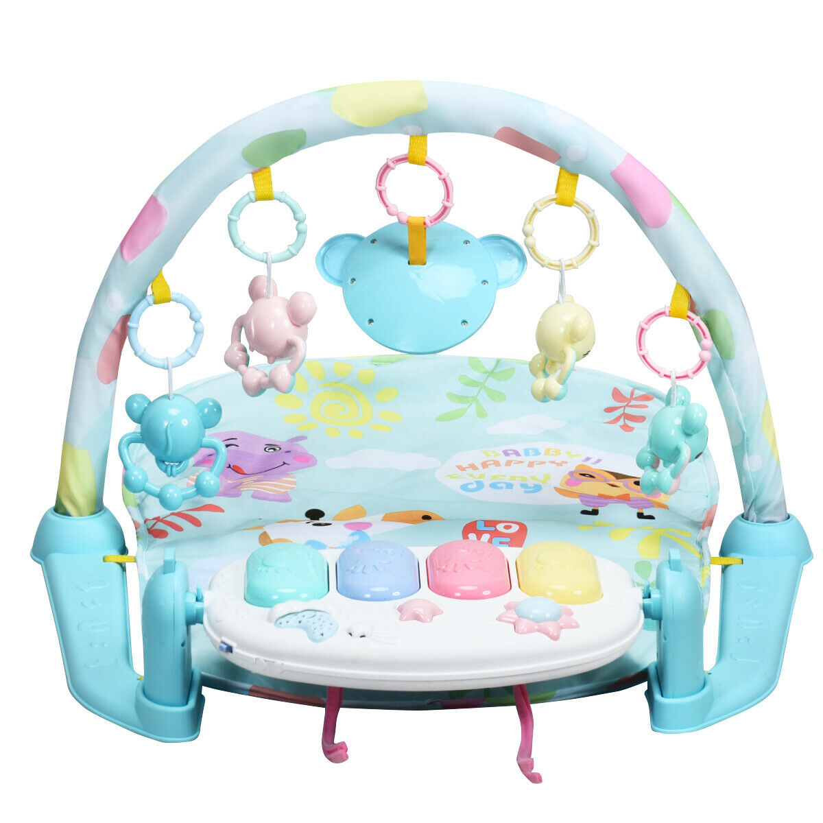 babyseater baby gym kick and play piano activity