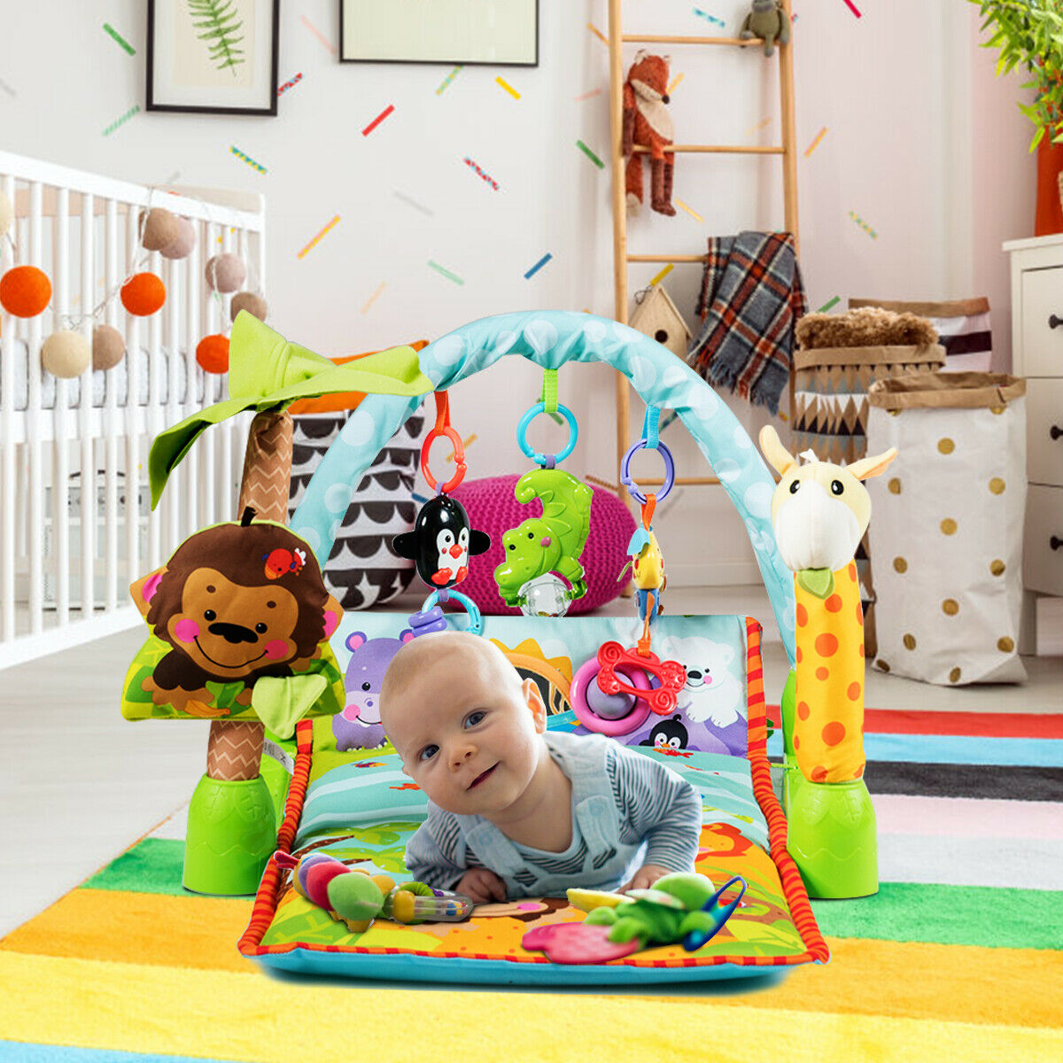 baby activity center mat