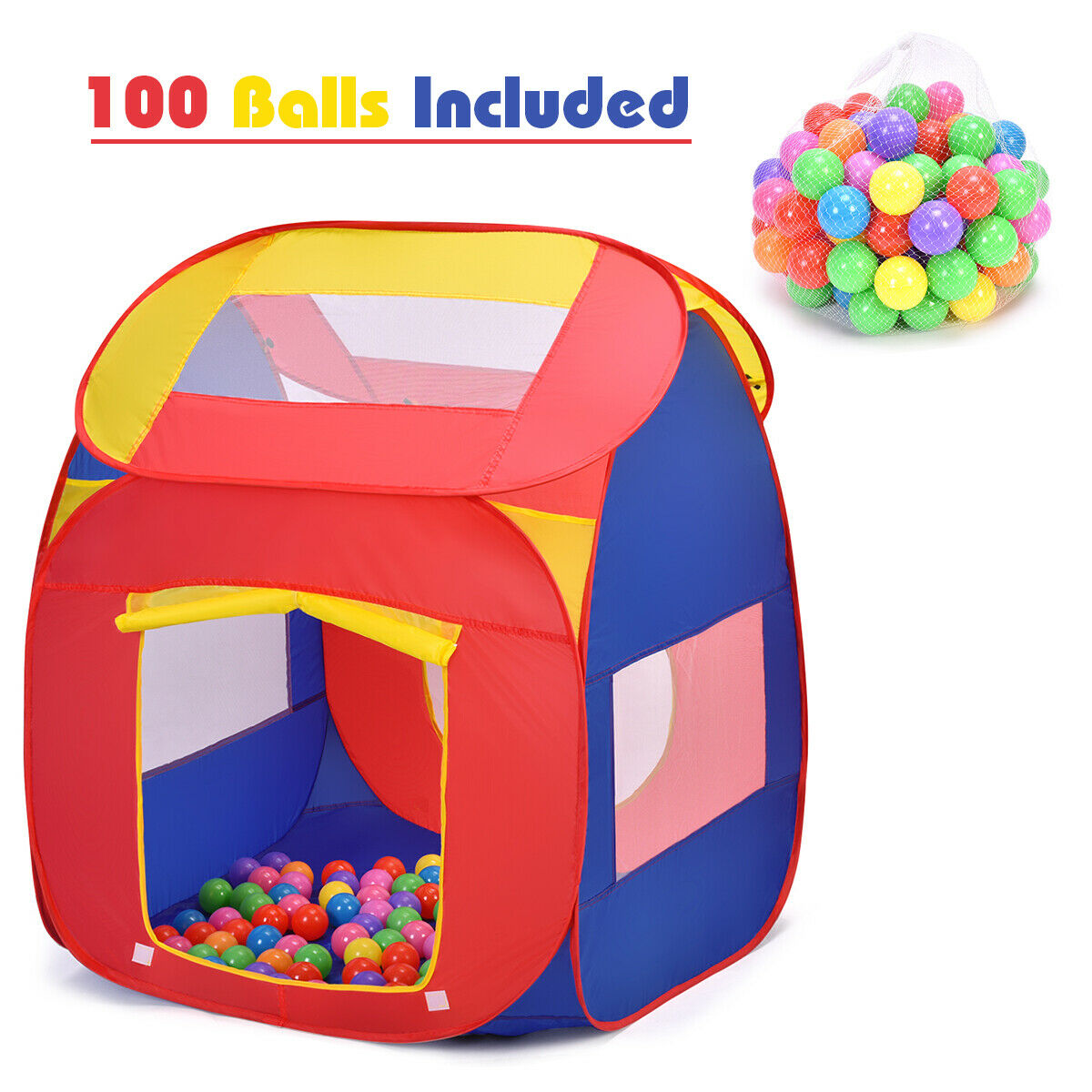 baby play tent with balls
