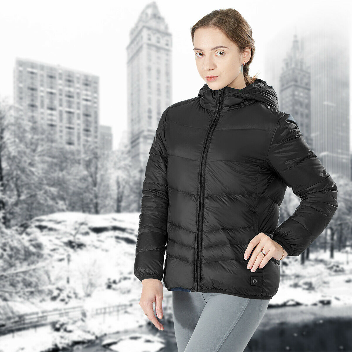 sears womens puffer coats