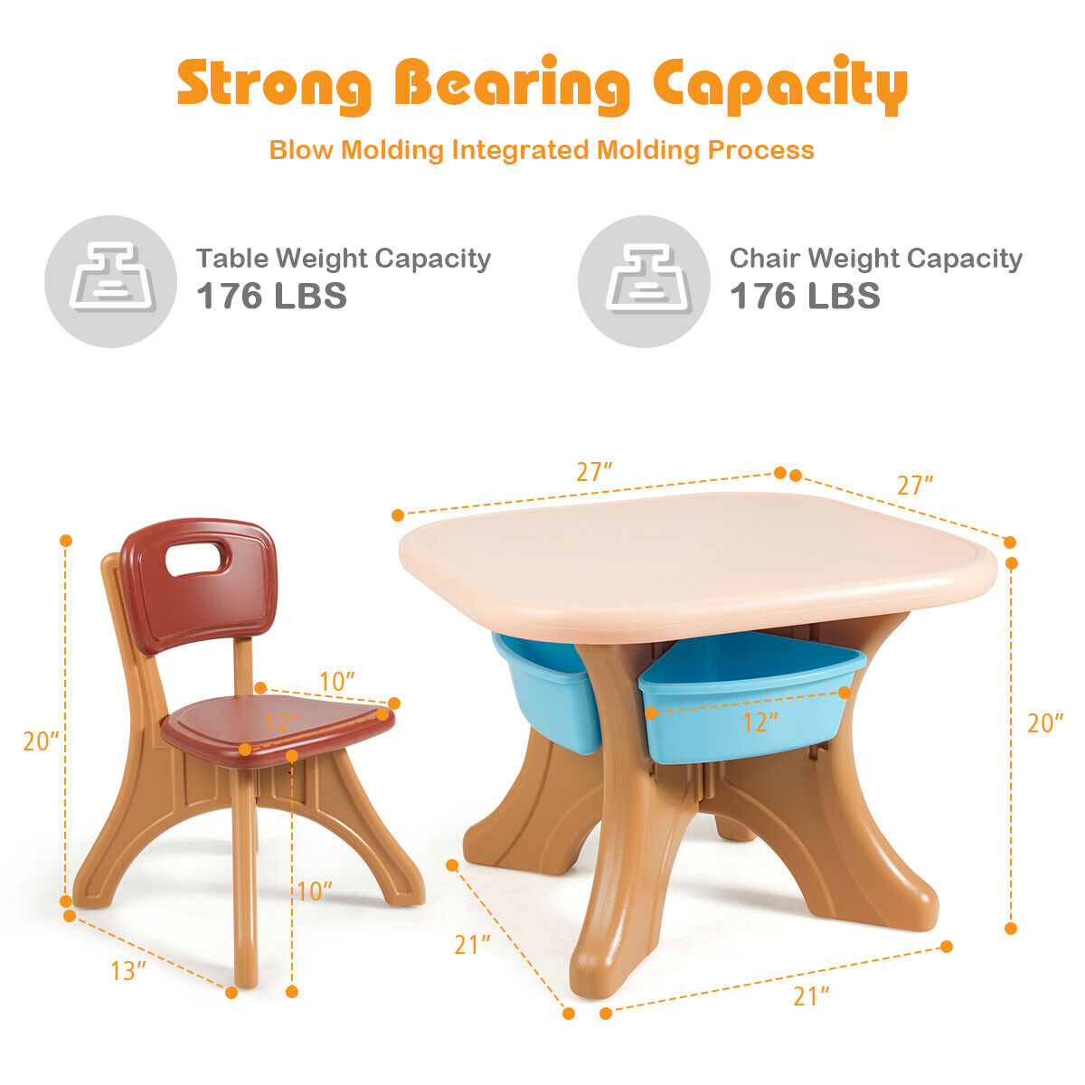 wooden activity table kmart