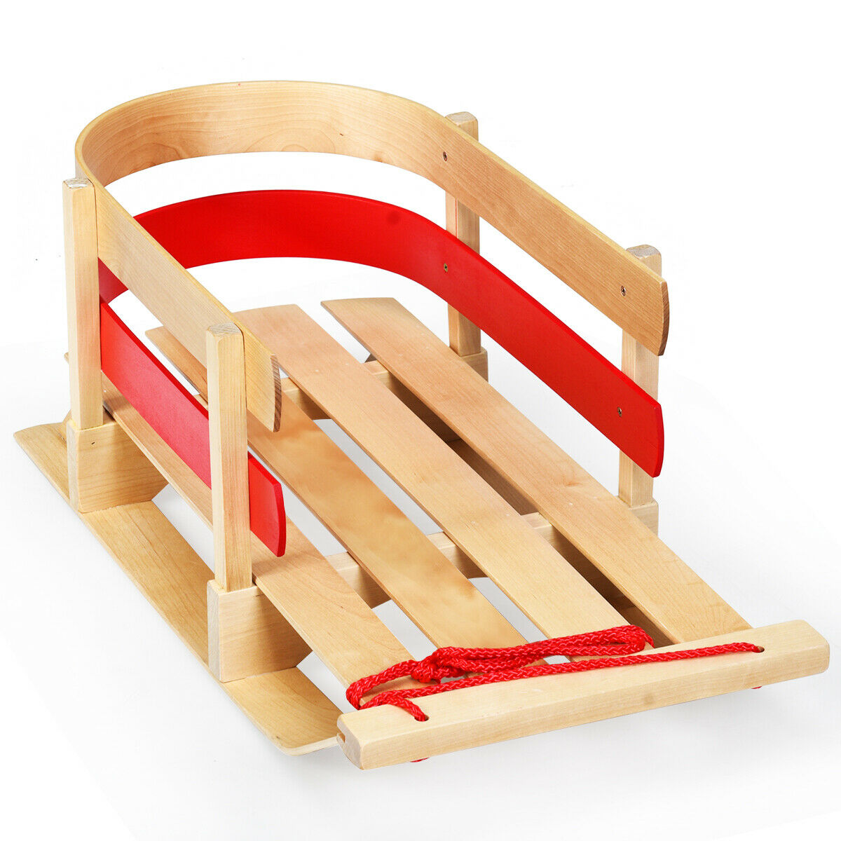Details about / 29 inch Baby Kids Wooden Sled w// Solid Wood Seat Toddler Boggan made in USA