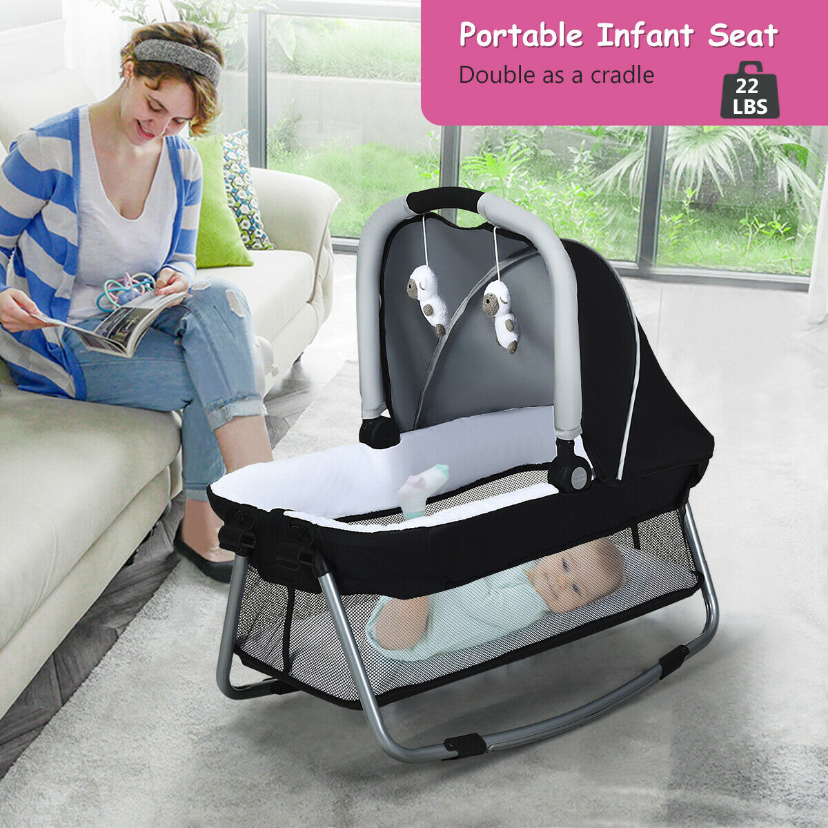 portable baby napper