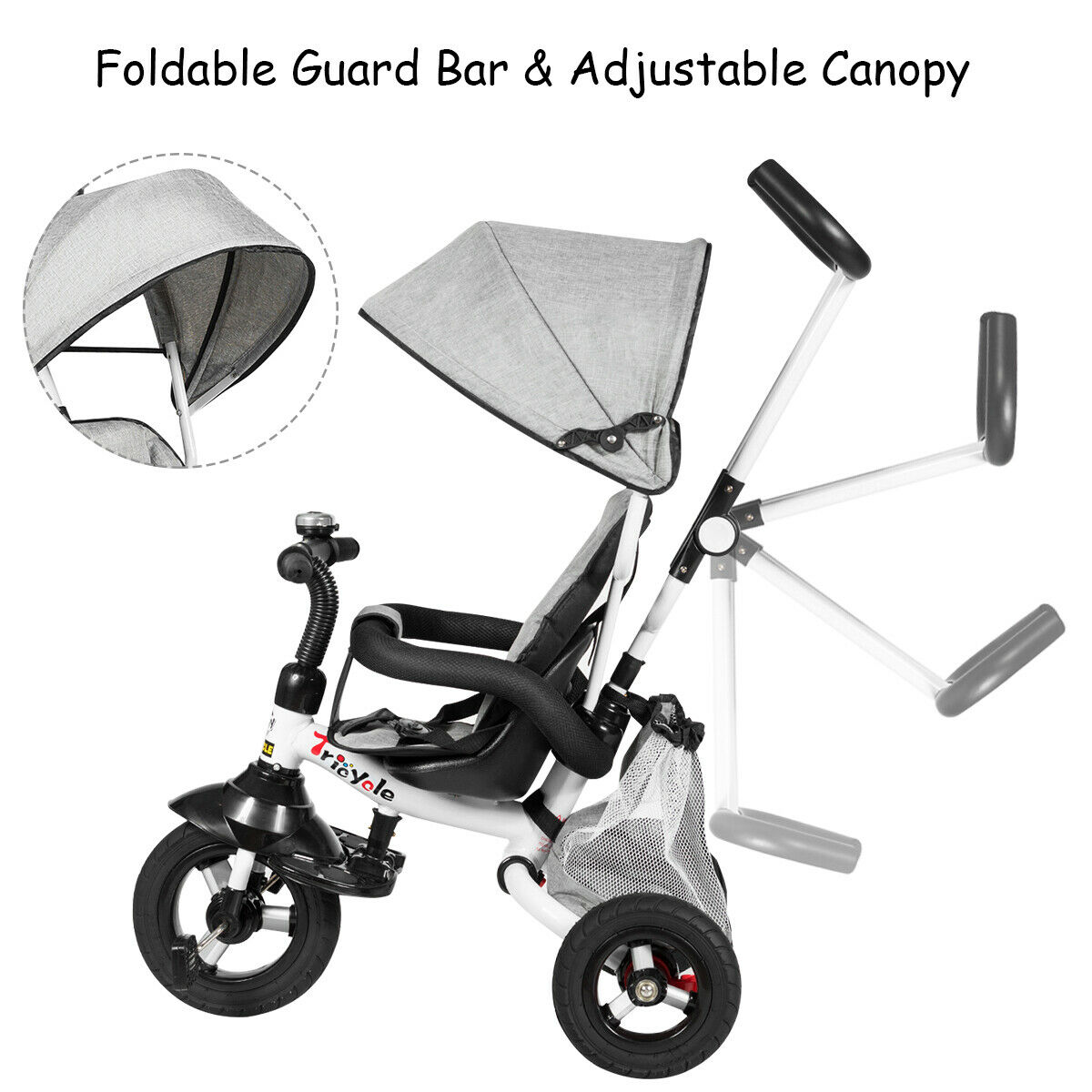 costway 3 in 1 stroller